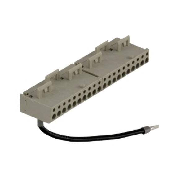 connection sub-base accessory - snap-on terminal block - 20 screw terminals - Schneider Electric - ABE7BV20