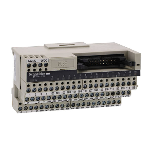 passive connection sub-base ABE7 - 16 inputs or outputs - Led - Schneider Electric - ABE7H16C31
