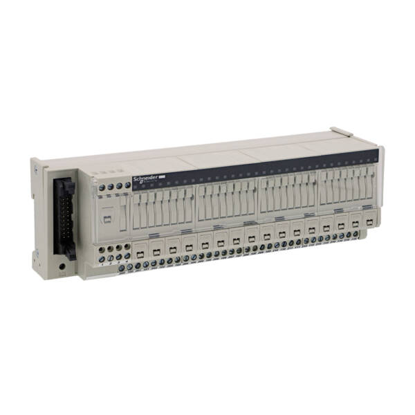 passive connection sub-base ABE7 - 16 inputs - fuses - Led - isolator - Schneider Electric - ABE7H16S43