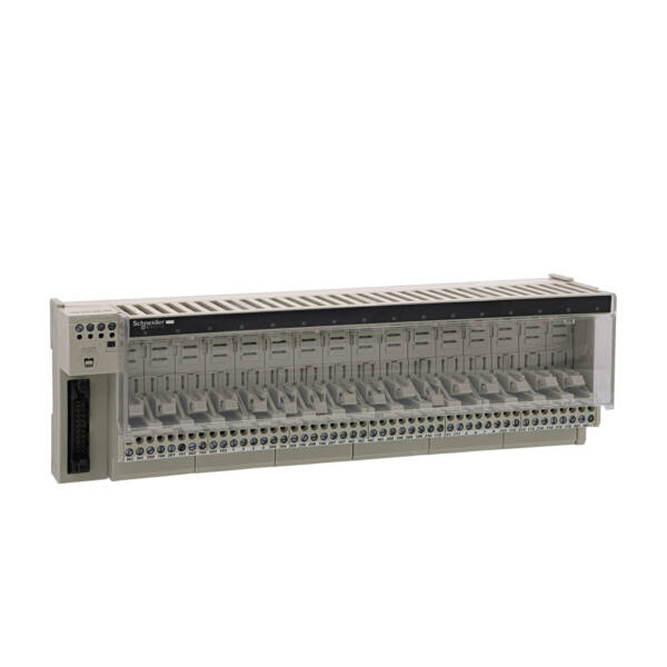 sub-base for plug-in relay ABE7 - 16 channels - relay 12.5 mm - Schneider Electric - ABE7P16F312