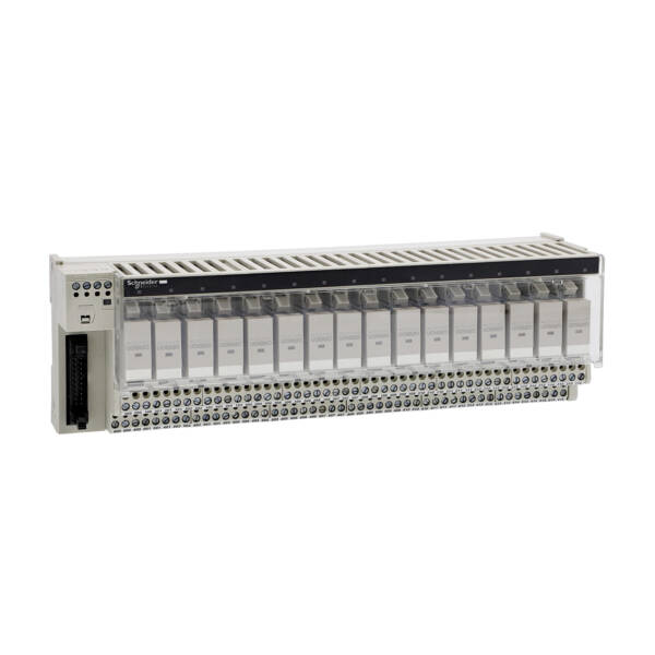 Sub-base with plug-in electromechanical relay ABE7 - 16 channels - relay 12.5 mm - Schneider Electric - ABE7R16T370