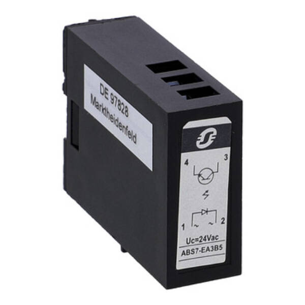 plug-in solid state relay- 12.5 mm - input -24 V AC - Schneider Electric - ABS7EA3B5