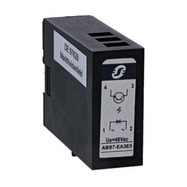 plug-in solid state relay- 12.5 mm - input - 48 V AC 50HZ - Schneider Electric - ABS7EA3E5