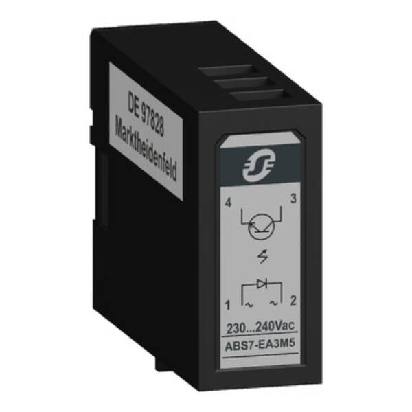plug-in solid state relay- 12.5 mm - input - 230..240 V AC 50HZ - Schneider Electric - ABS7EA3M5