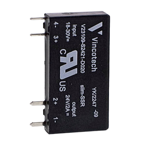 plug-in solid state relay - 5 mm - output - 24 V DC - 2 A - Schneider Electric - ABS7SC1B