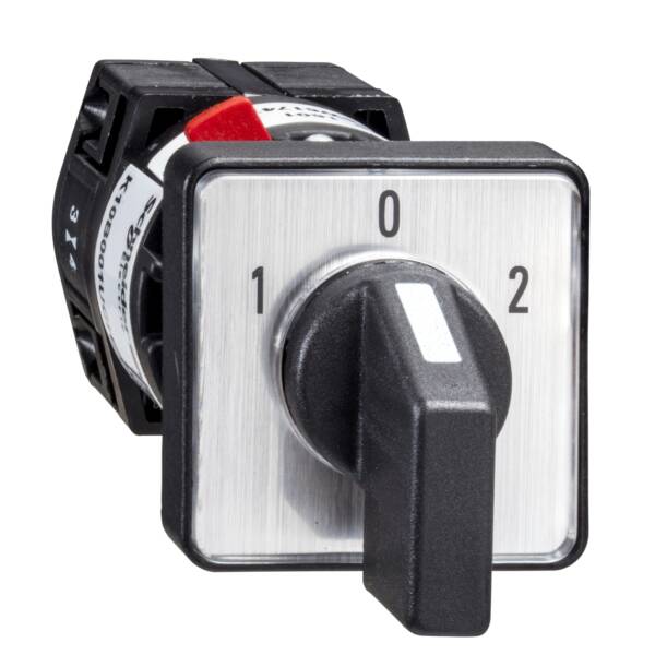 Harmony K1, K2, Cam changeover switch, 2 poles, with off position, 60° switching angle,10 A,  for Ø 16 or 22 mm - Schneider Electric - K10D002UCH