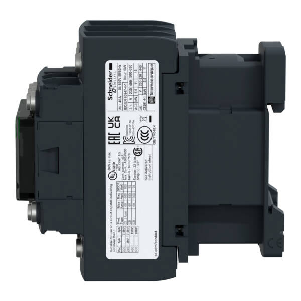 TeSys D contactor - 3P(3 NO) - AC-3 - <= 440 V 25 A - 230 V AC coil - Schneider Electric - LC1D256P7