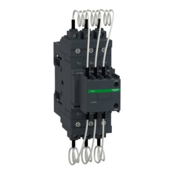 Capacitor contactor, TeSys D, 30 kVAR at 400 V/50 Hz, coil 230 V AC 50/60 Hz - Schneider Electric - LC1DPKP7