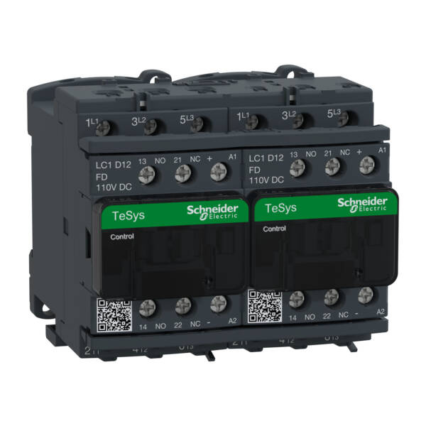 REVERSING CONTACTOR 575VAC 12A IEC - Schneider Electric - LC2D12FD
