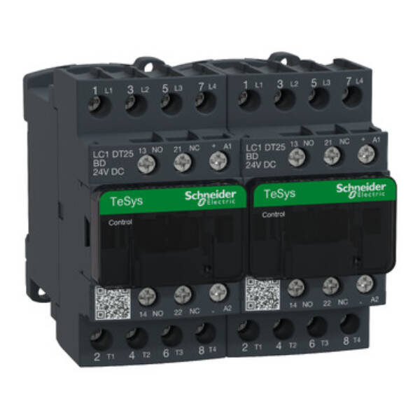 REVERSING CONTACTOR 575VAC 25A IEC - Schneider Electric - LC2DT25BD