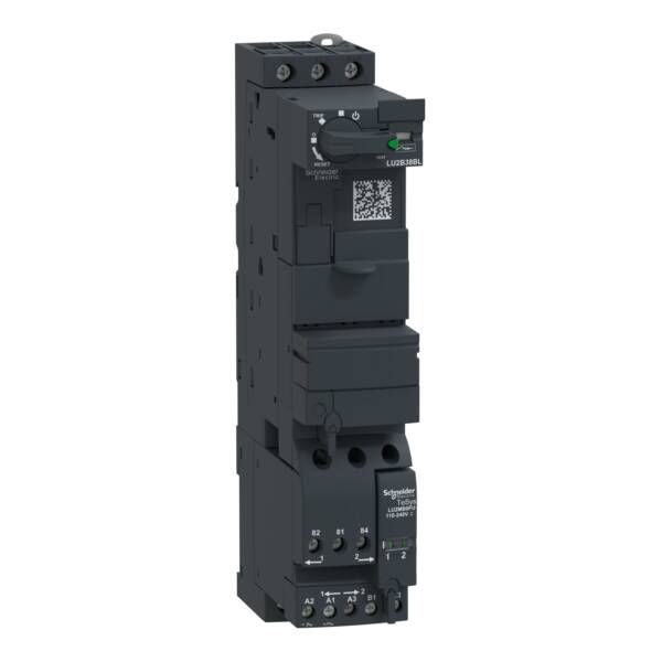 Reversing power base, TeSys U, 3P, 38A/690V, coil 24V DC - Schneider Electric - LU2B38BL