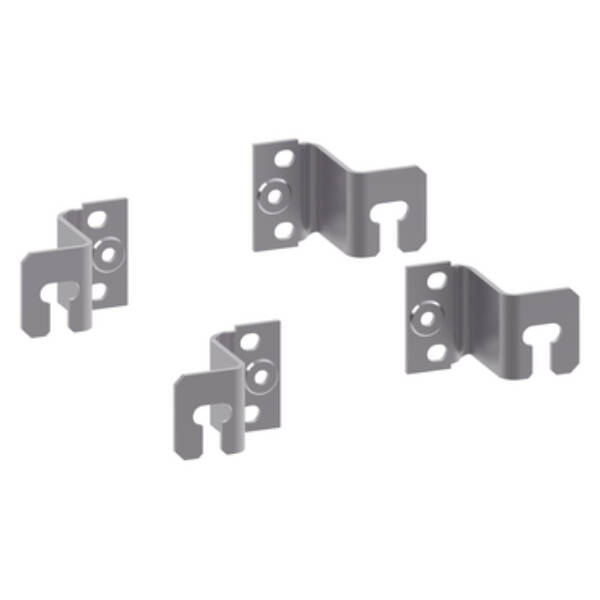 "Steel wall fixing lugs 40 mm (4) for PanelSeT 3D encl." - Schneider Electric - NSYAEFPF40SC