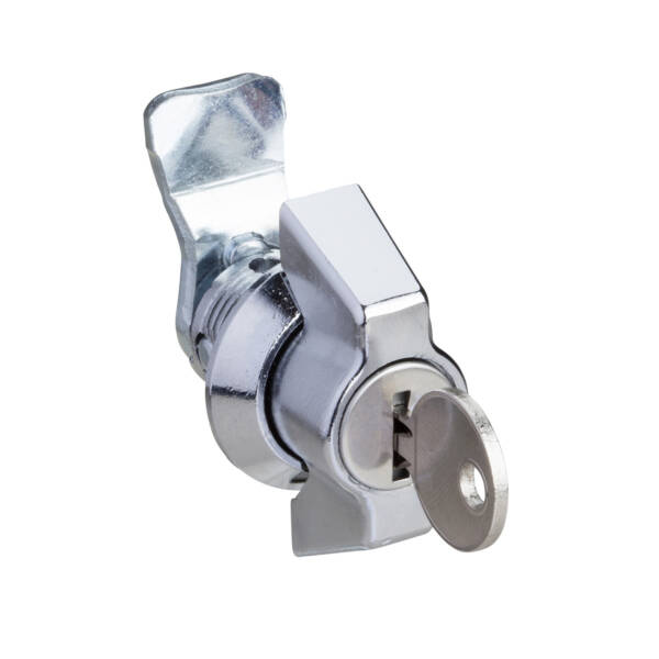 "Chromed zamak handle lock 610 for PanelSeT S3X enclosure" - Schneider Electric - NSYCL610CSX