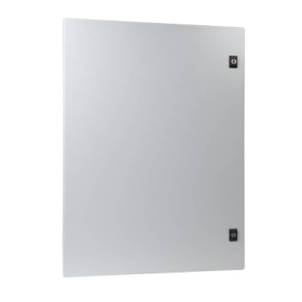"Plain door PanelSet CRN H800xW800 RAL 7035, with lock" - Schneider Electric - NSYDCRN88