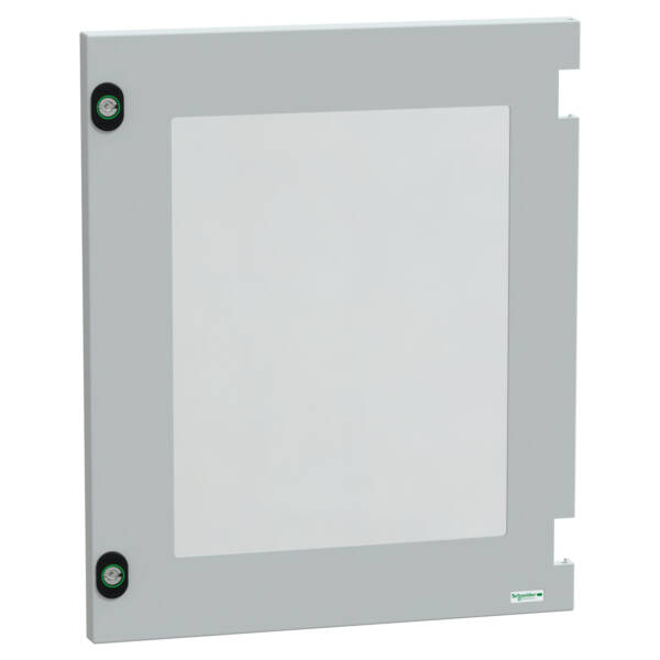Glazed door for PLM54T wihtout locking - Schneider Electric - NSYDPLM54TG