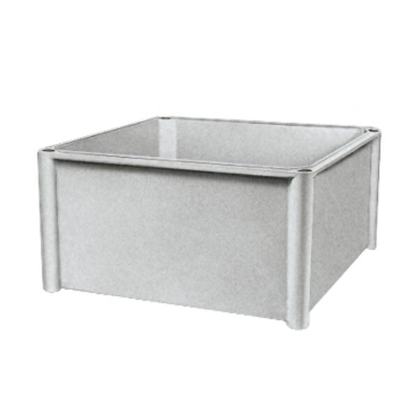 Polyester rear part of PLS box 27x27x13.5cm - Schneider Electric - NSYFPLS2727G