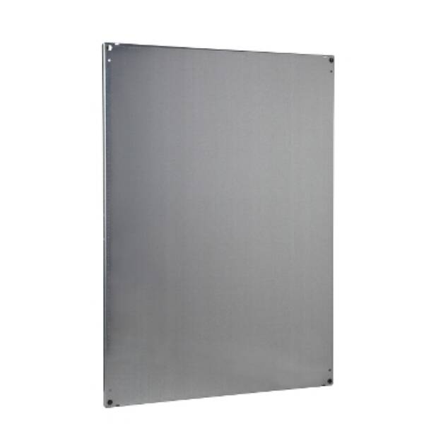 "Plain mounting plate, PanelSeT SFN, SF, SM, for electrical enclosure H2200 W800mm, galvanized steel" - Schneider Electric - NSYMP228