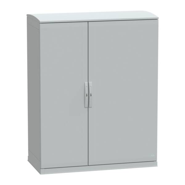 Thalassa PHD outdoor heavy duty - enclosure H1593 W1250 D620 IP55 plain door - Schneider Electric - NSYPHDZT15126P