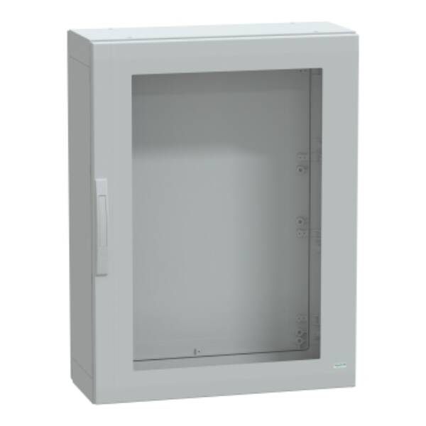 Floor standing encl. polyester vers.PLA compl.sealed 1000x750x320 IP65 glazed - Schneider Electric - NSYPLA1073TG