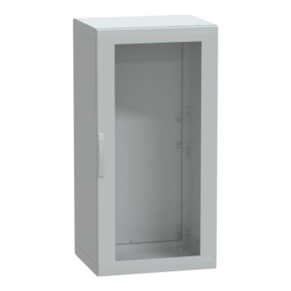 Floor standing encl. polyester vers.PLA compl.sealed 1500x750x620 IP65 glazed - Schneider Electric - NSYPLA1576TG