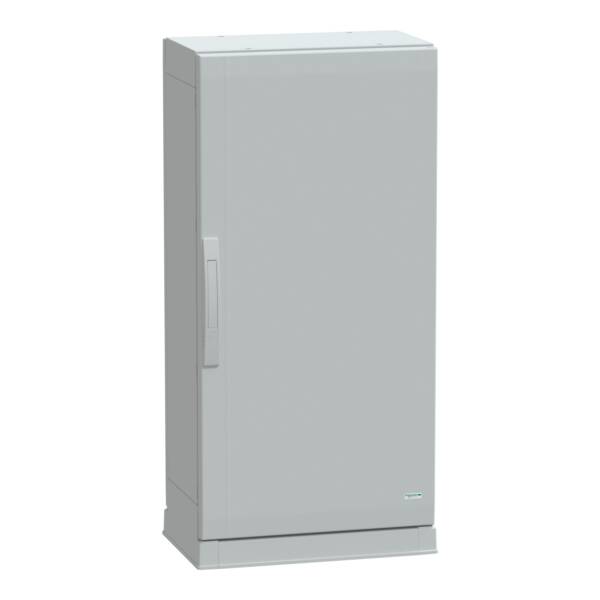 Floor standing encl.polyester vers.PLAZ w/plinth open bottom 1000x500x320 IP54 - Schneider Electric - NSYPLAZ1053G