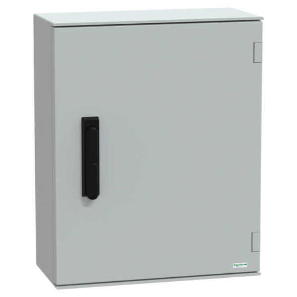 wall-mounting enclosure polyester monobloc IP66 H530xW430xD200mm 3points lock - Schneider Electric - NSYPLM54VG
