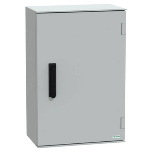 wall-mounting enclosure polyester monobloc IP66 H647xW436xD250mm 3points lock - Schneider Electric - NSYPLM64VG