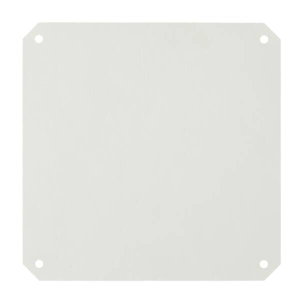 Insulating polyester mounting plate for PLS box 27x27cm - Schneider Electric - NSYPMA2727G