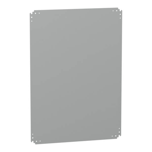 Metallic mounting plate for PLA enclosure H1000xW750mm - Schneider Electric - NSYPMM107