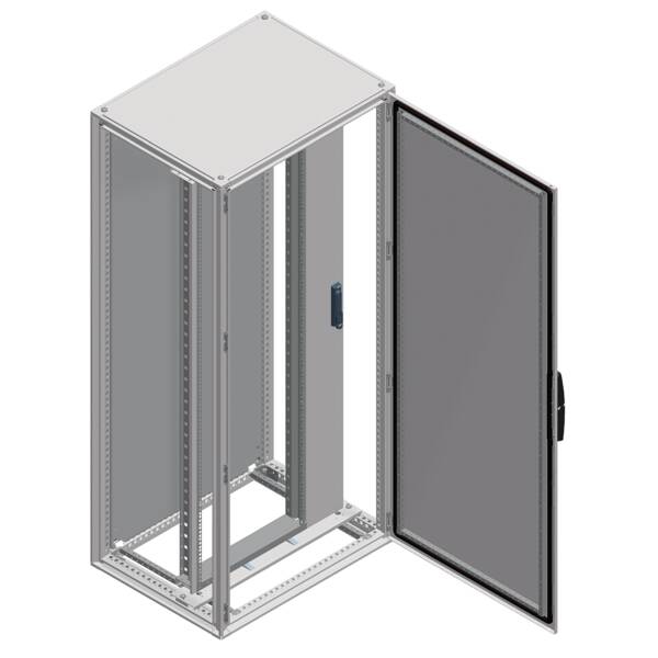 "PanelSeT SF/SM 19" swing rack - 1400x800 mm - 27 modules" - Schneider Electric - NSYRSW27