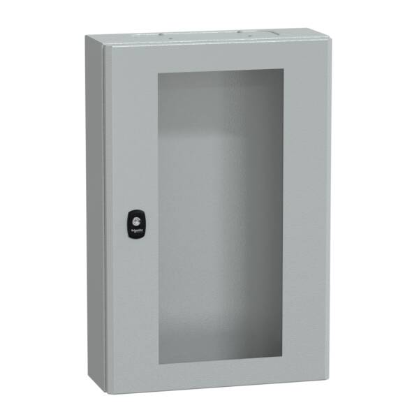 "PanelSet S3DM H600xW400xD150.IP66 IK10 RAL7035. top and bottom." - Schneider Electric - NSYS3DM6415T
