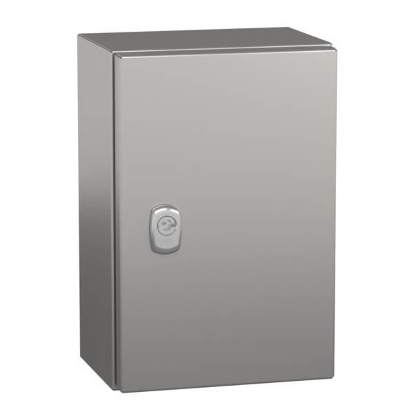 "PanelSet S3X stainless 304L, Scotch Brite® finish, H300xW200xD150 mm." - Schneider Electric - NSYS3X3215