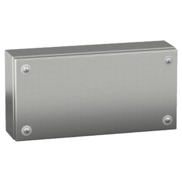 "Stainless steel wall mounted industrial box, PanelSeT SBX, 150x300x80 mm, IP66" - Schneider Electric - NSYSBX15308
