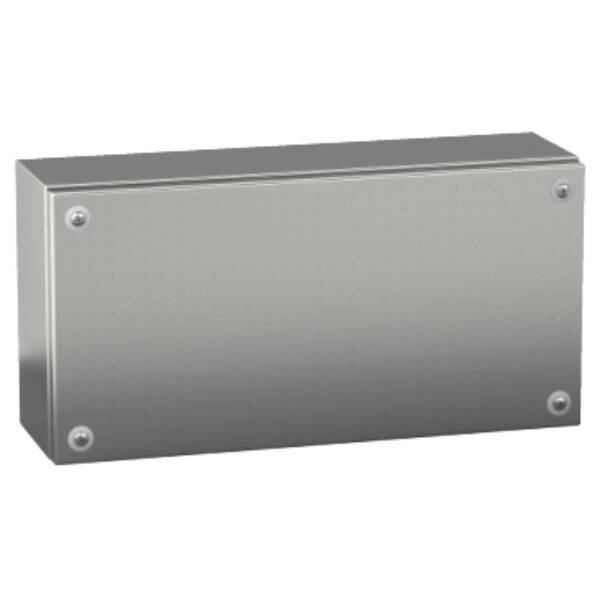 "Stainless steel wall mounted industrial box, PanelSeT SBX, 200x400x120 mm, IP66" - Schneider Electric - NSYSBX204012