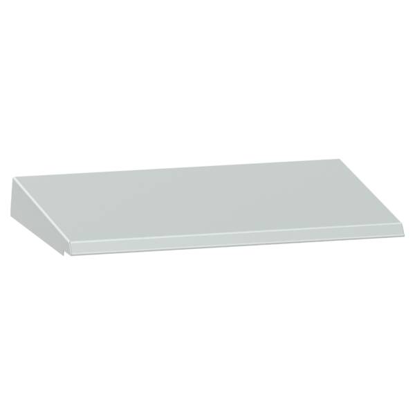 "Stainless canopy 304L for PanelSeT SM, Scotch Brite® finish, for enclosures W1600xD600 mm" - Schneider Electric - NSYSCMX16060
