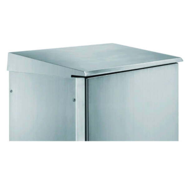 Stainless canopy 304L, Scotch Brite® finish, for enclosures W1200xD400 mm. - Schneider Electric - NSYSCX12040