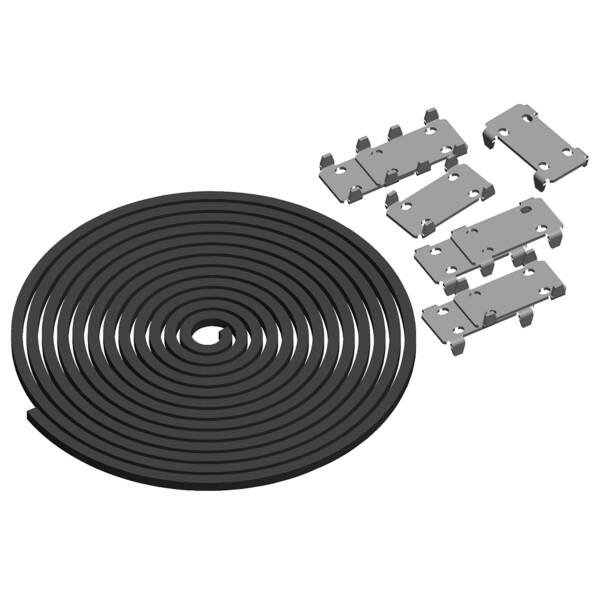 "Coupling kit for enclosures equipped with swinging 19" rack, PanelSeT SFN, PanelSet SF, Set of 1" - Schneider Electric - NSYSFBK19