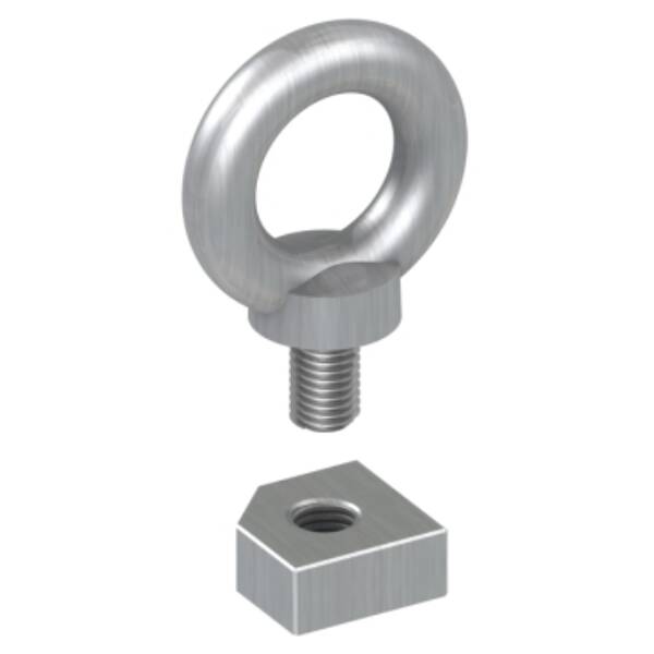 "set of 4 PanelSeT SM M12 lifting eyebolt - galvanized cast steel" - Schneider Electric - NSYSMEB