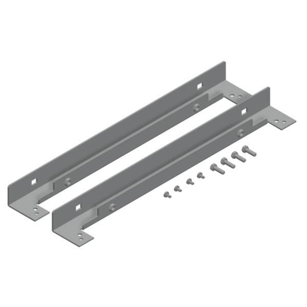 "Side entry rails for the mounting plate, PanelSeT SFN, PanelSet SF, W600mm  , set of 2" - Schneider Electric - NSYSMPSE6