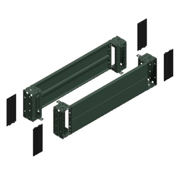 "Front & rear plinth, PanelSeT SFN, PanelSeT SF, PanelSeT SM, for electrical enclosure W600mm, plinth H200mm" - Schneider Electric - NSYSPF6200