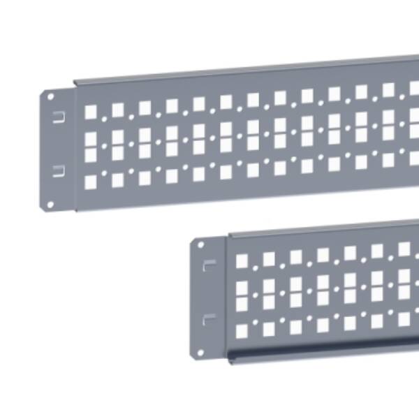 "PanelSet SF/SM quick fixing cross rails - 120 mm - H 400 mm" - Schneider Electric - NSYSQCR12040