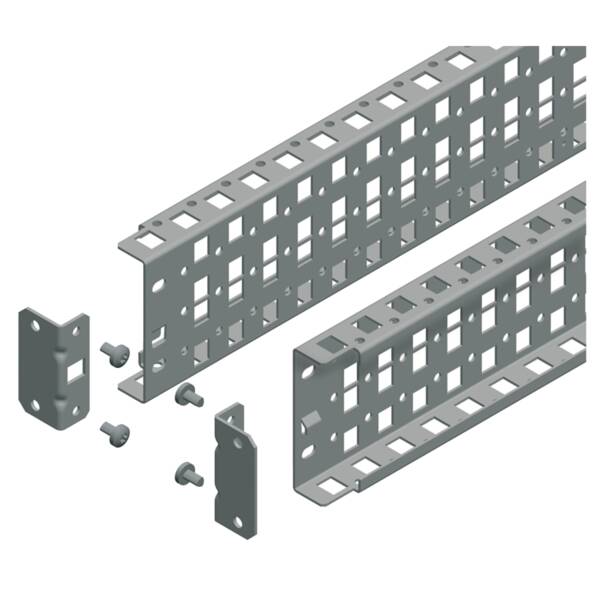 "Universal cross rails, PanelSeT SFN, PanelSeT SF, PanelSeT SM,  H90 W400mm, 3 rows, set of 2" - Schneider Electric - NSYSUCR9040