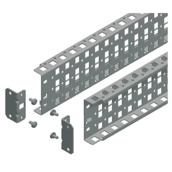 "Universal cross rails, PanelSeT SFN, PanelSeT SF, PanelSeT SM,  H90 W600mm, 3 rows, set of 2" - Schneider Electric - NSYSUCR9060