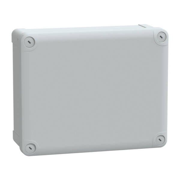PC box IP66 IK08 RAL7035 Int.H225W175D80 Ext.H241W194D194 opaque PC cover H20 - Schneider Electric - NSYTBP24198
