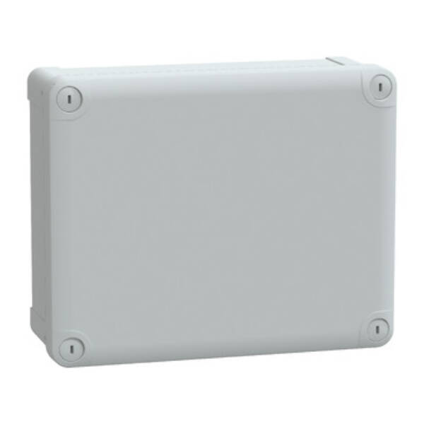 ABS box IP66 IK07 RAL7035 Int.H225W175D80 Ext.H241W194D194 Opaque cover H20 - Schneider Electric - NSYTBS24198