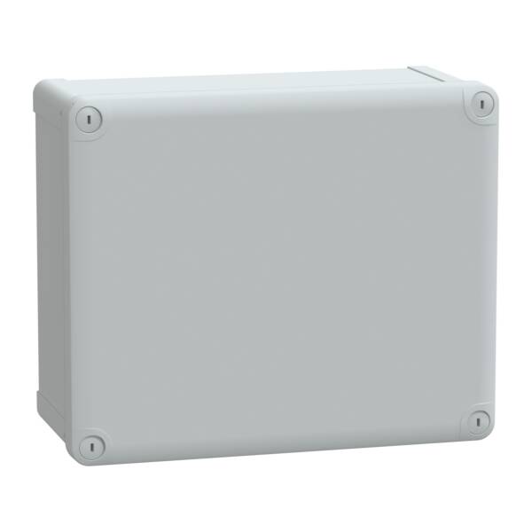 ABS box IP66 IK07 RAL7035 Int.H275W225D120 Ext.H291W241D128 Opaque cover H60 - Schneider Electric - NSYTBS292412H