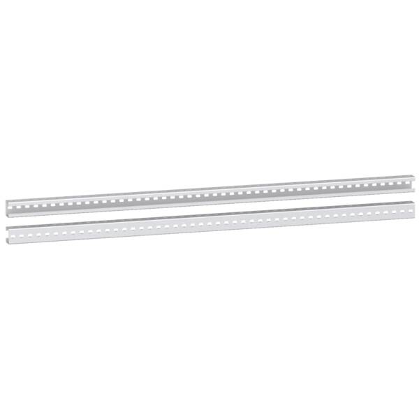 Set of 2 heavy duty vertical rails for fixing of chassis and cross rails-1800 mm - Schneider Electric - NSYTVR18