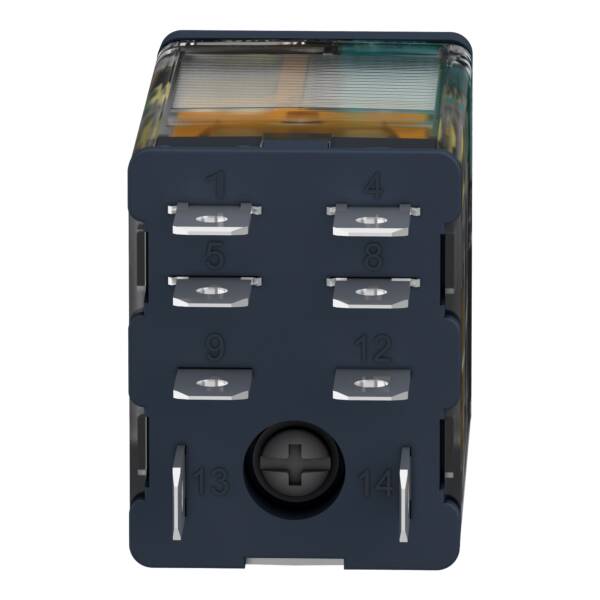 Power plug-in relay, 15 A, 2 CO, with LED, 24 V DC - Schneider Electric - RPM22BD