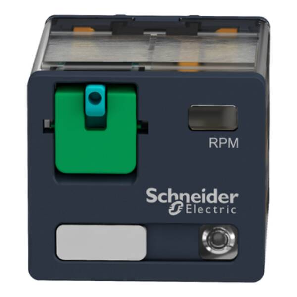 Power plug-in relay, 15 A, 3 CO, with LED, 24 V DC - Schneider Electric - RPM32BD
