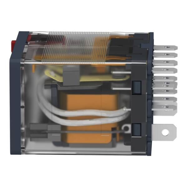 Power plug-in relay, 15 A, 4 CO, with LED, 120 V AC - Schneider Electric - RPM42F7